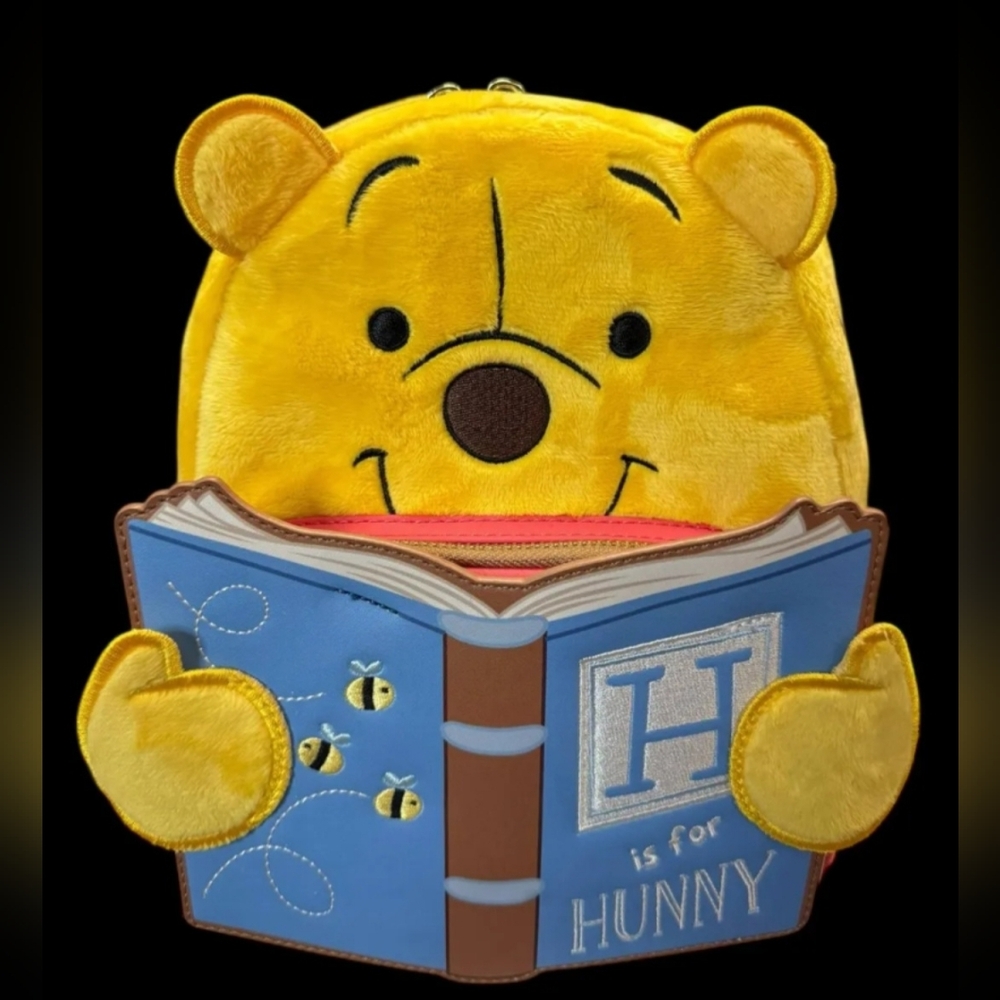 Loungefly Winnie the Pooh Reading Mini Backpack Bam Exclusive.